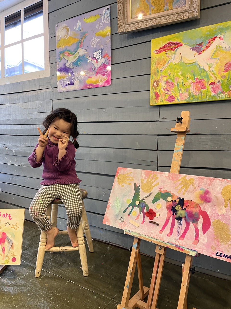 Little2月★お馬の親子がかくれんぼ(1歳半～８歳頃）