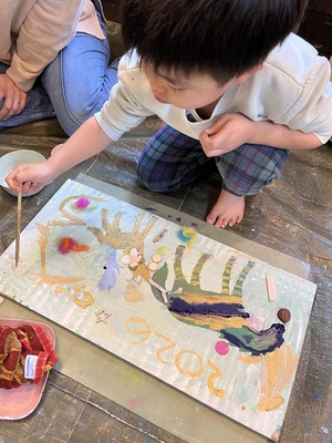 Little2月★お馬の親子がかくれんぼ(1歳半～８歳頃）