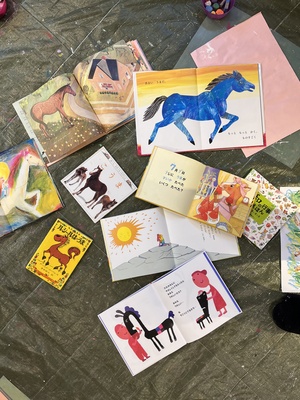 Little2月★お馬の親子がかくれんぼ(1歳半～８歳頃）