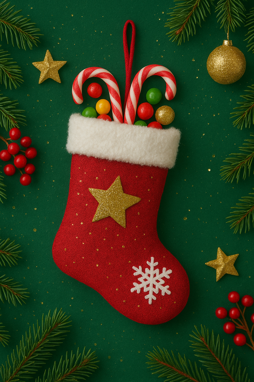 【蒲田】参加無料！クリスマスの靴下袋づくり〜お菓子つめ放題つき！〜｜2025年12月6日(土)&7日(日)