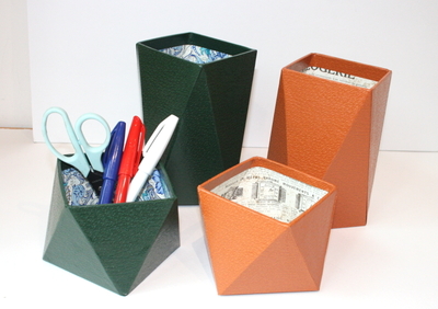 【カルトナージュ 初級★】スタッキング付き小物入れ　2月15日(日)・2月19日(木)  ＊中学生以上