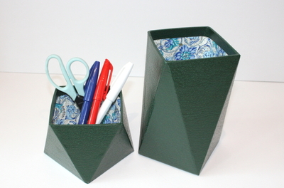 【カルトナージュ 初級★】スタッキング付き小物入れ　2月15日(日)・2月19日(木)  ＊中学生以上