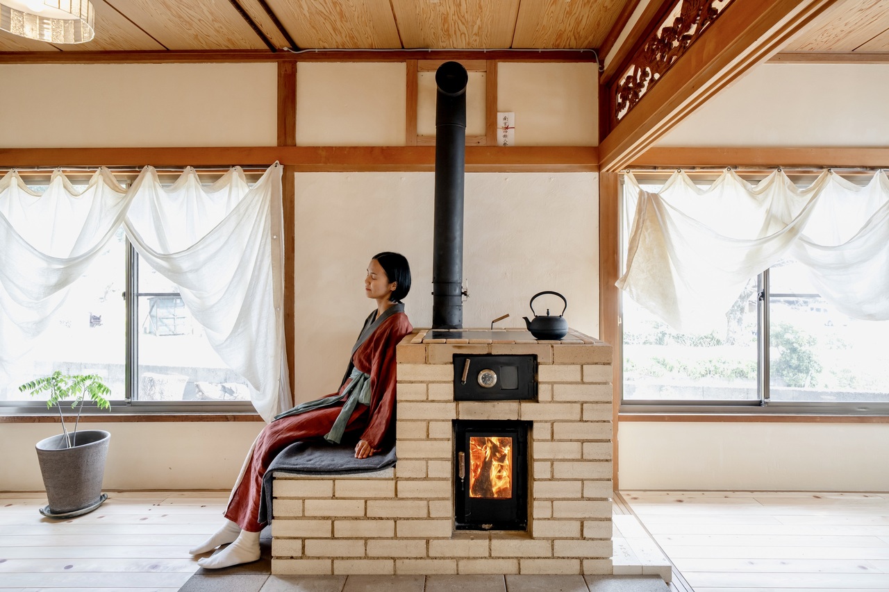 パーマカルチャー「くらしのね」ノブさんによる蓄熱ストーブWS「構造の仕組み知り、実際に作ってみよう!」