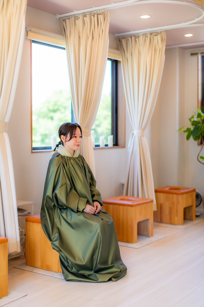 【15分滝汗よもぎ蒸し】 こちらのご予約はお電話にて承ります