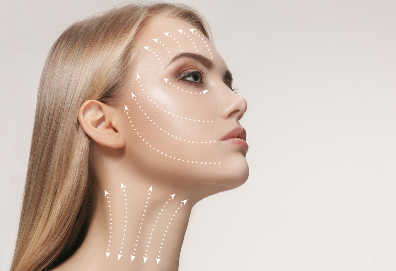 Skin Tightening with glow facial / リフトアップ＋肌別クリスティーナ