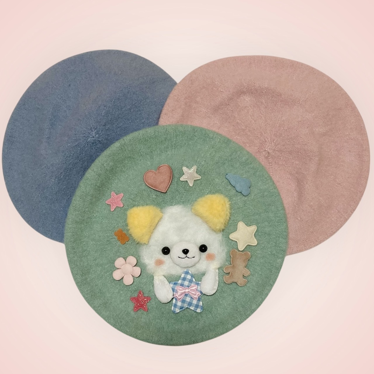 【KeittoOppi】羊毛フェルトで可愛い動物のベレー帽作り♪