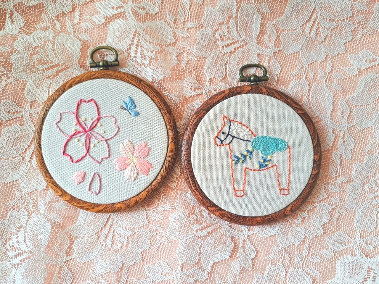 アミュの刺繍教室 2月