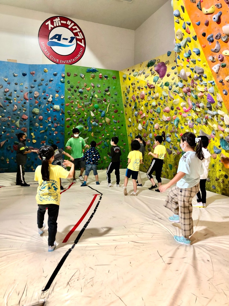 親子クライミング