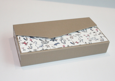 【カルトナージュ中級★★★】リバティクロスで作るフラップケース　2月27日(金)＊中学生以上