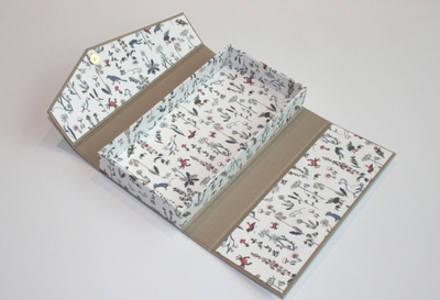 【カルトナージュ中級★★★】リバティクロスで作るフラップケース　2月27日(金)＊中学生以上