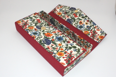 【カルトナージュ中級★★★】リバティクロスで作るフラップケース　2月27日(金)＊中学生以上