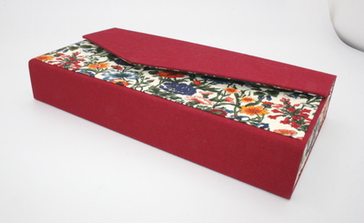 【カルトナージュ中級★★★】リバティクロスで作るフラップケース　2月27日(金)＊中学生以上