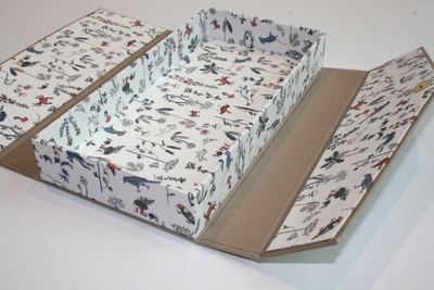 【カルトナージュ中級★★★】リバティクロスで作るフラップケース　2月27日(金)＊中学生以上