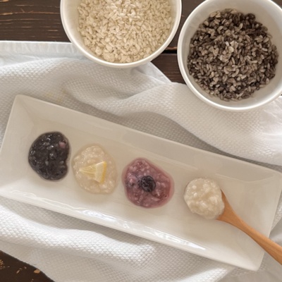 上級麹士と作る「塩麹と甘麹の水キムチ＆4種の甘麹」講師手作りの米麹のお土産付き