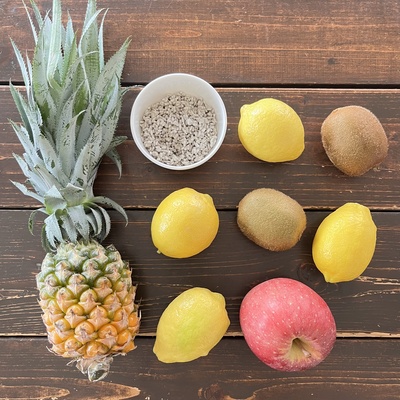 上級麹士と作る「黒麹フルーツ酵素シロップ」塩麹カラフルドレッシングのサラダブランチ、講師手作りの黒麹のお土産付き