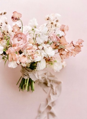 SPECIAL【１月限定 スイートピーのフレグランスブーケ（ADVANCE）】スイートピーの香り漂う華やかブーケレッスン