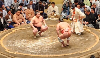 大相撲一月場所観戦（イスA席）＋「ちゃんこ鍋」夕食プラン