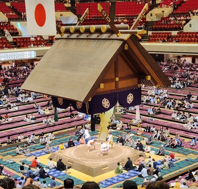 大相撲一月場所観戦（イスA席）＋「ちゃんこ鍋」夕食プラン