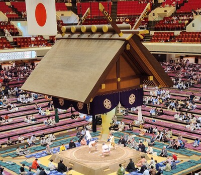 大相撲一月場所観戦（イスA席）＋「ちゃんこ鍋」夕食プラン