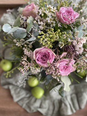 SPECIAL【1月限定　スイートピーのフレグランスアレンジ】宝石箱のように美しいスイートピーのアレンジレッスン