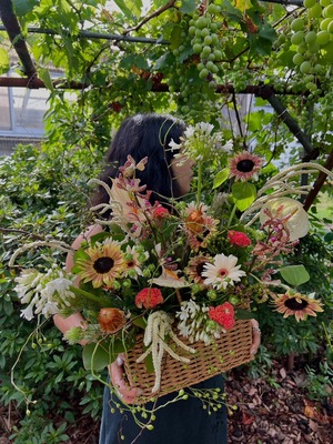 RENEWAL！【FASHION bouquet CLASS】季節の花材をつかった気軽なファッションブーケLESSON