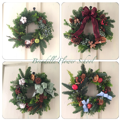 ナチュラルスタイル・クリスマスリースレッスン2025