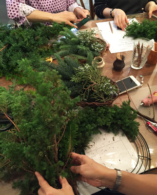 ナチュラルスタイル・クリスマスリースレッスン2025