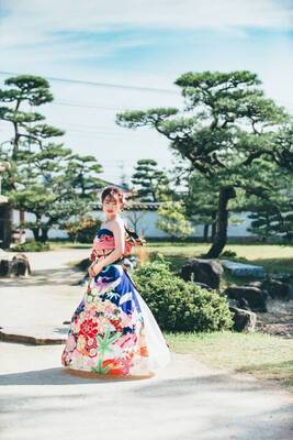 SNS映え間違いなし！着物とオリエンタル和装が着れるWプラン　レンタル＆着付け【山口県防府市】