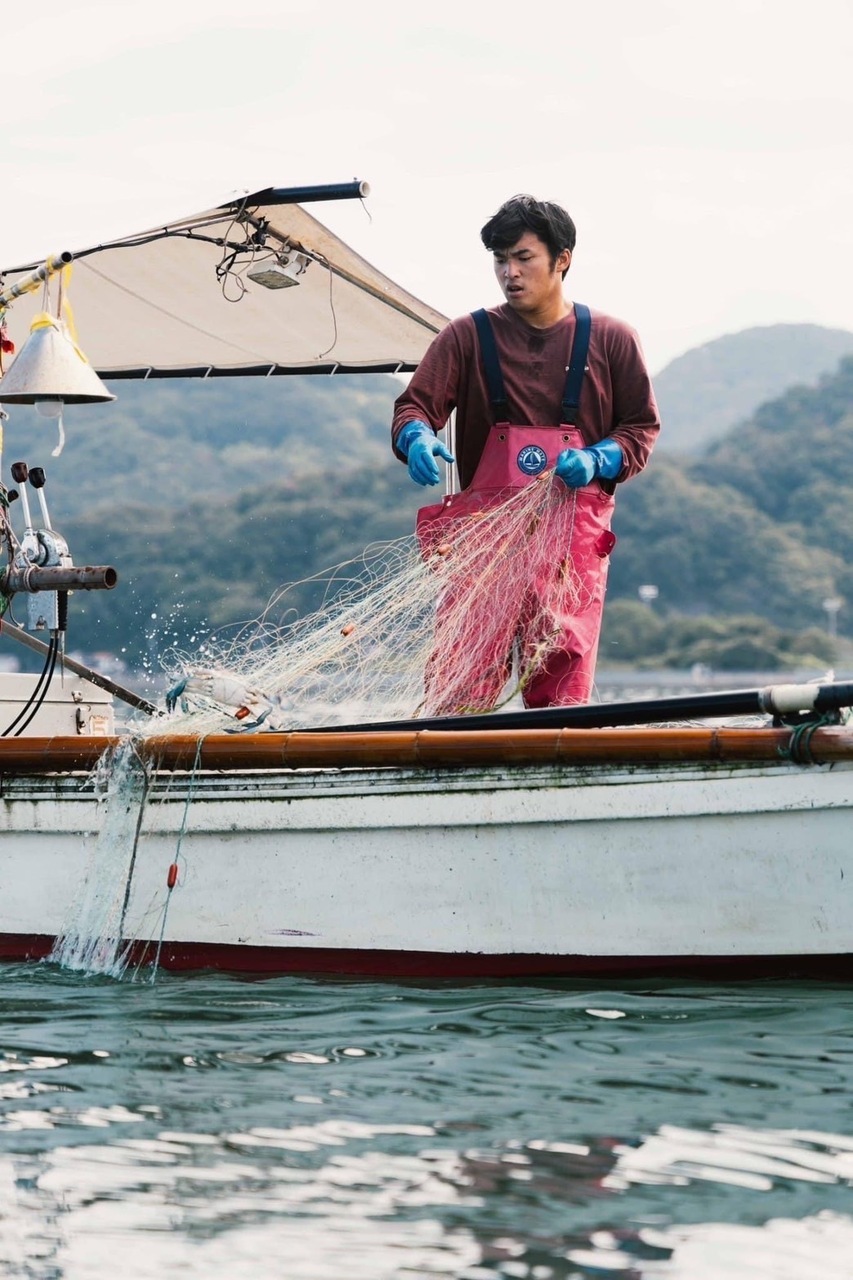 刺し網漁体験_瀬戸内プログラム_ポケマルおやこ地方留学2025夏