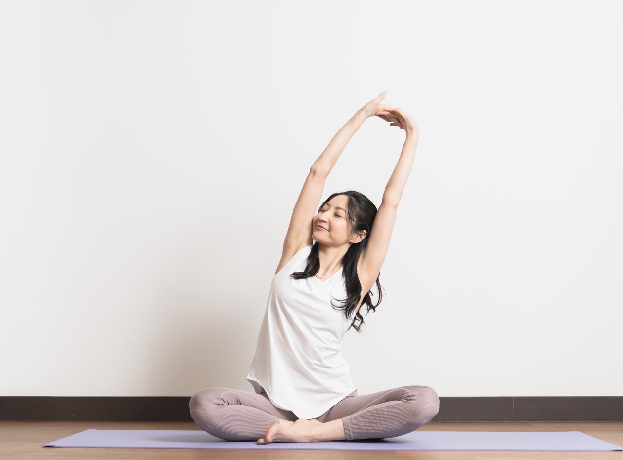 朝ヨガ