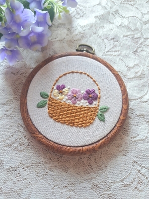 アミュの刺繍教室 1月