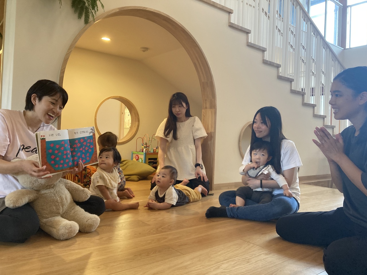 【ねっこ守谷】4月　発育測定＆読み聞かせ