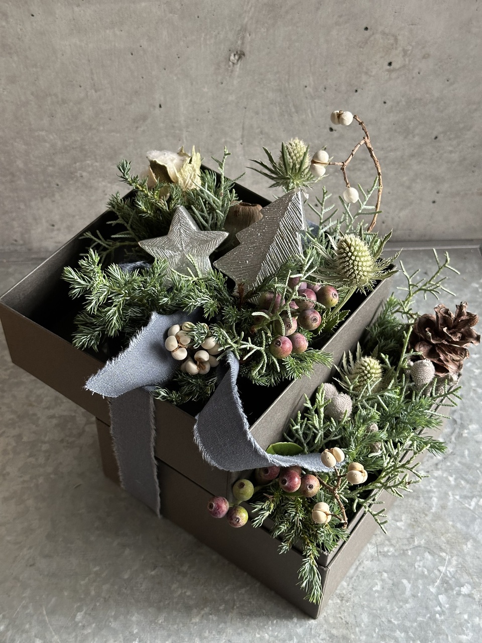 2025年☆クリスマススペシャル☆《Xmasボックスアレンジレッスン》