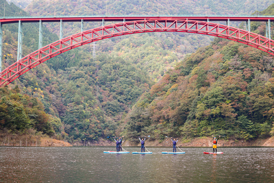 ■修大生限定価格■【広島・湖・SUP】湖上でのんびり龍姫湖SUPクルージング2025（1日20名様限定）