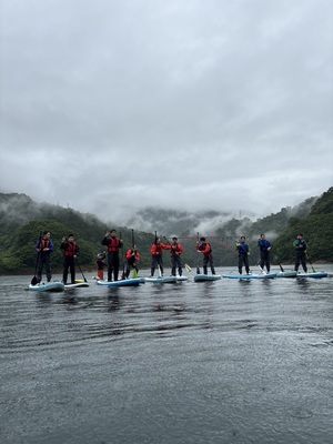 ■修大生限定価格■【広島・湖・SUP】湖上でのんびり龍姫湖SUPクルージング2025（1日20名様限定）