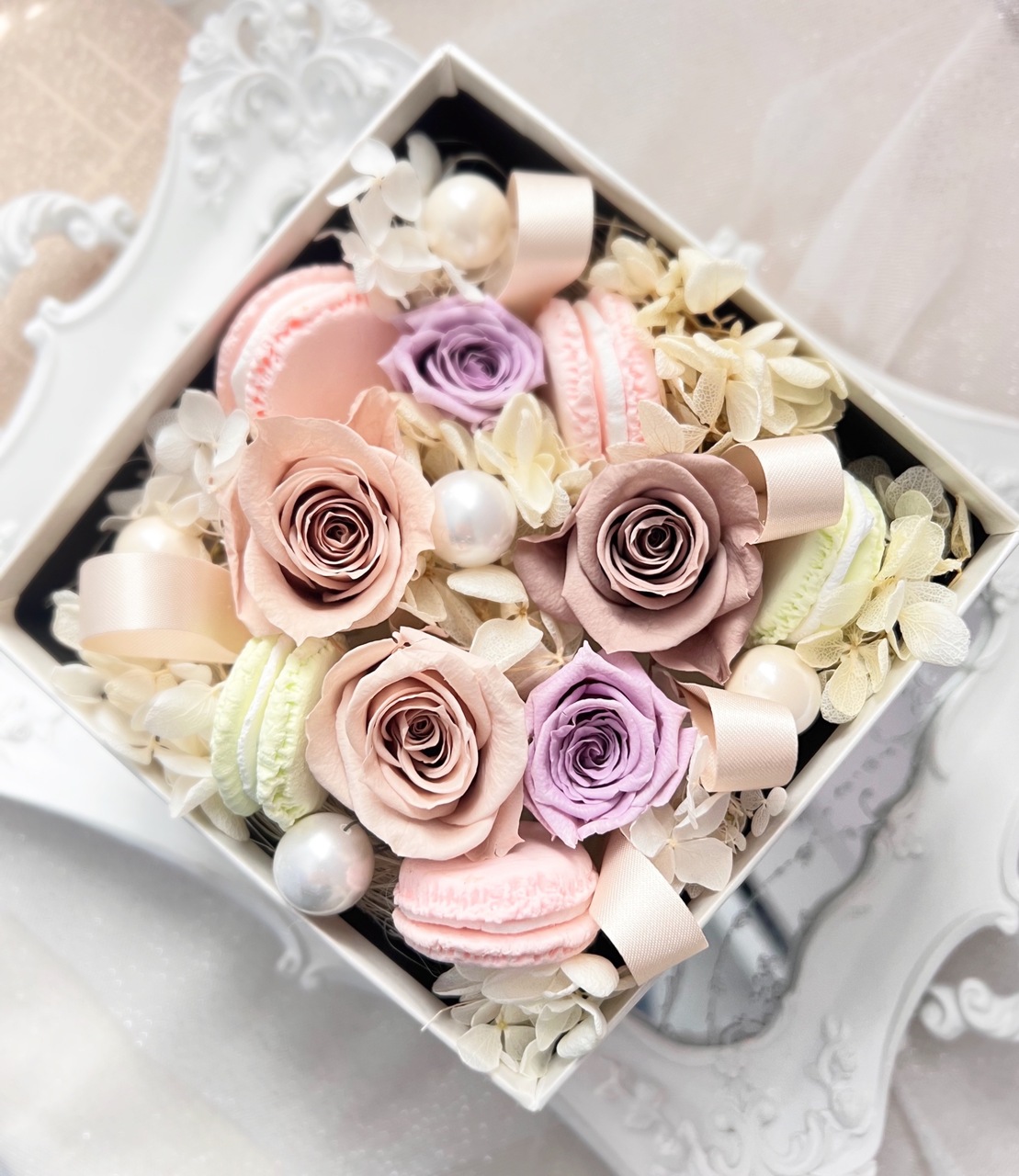 マカロンBox Flower体験レッスン