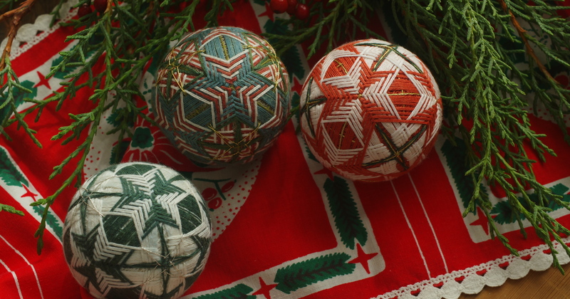 11月遠足手まりクラス【クリスマスの手まり】