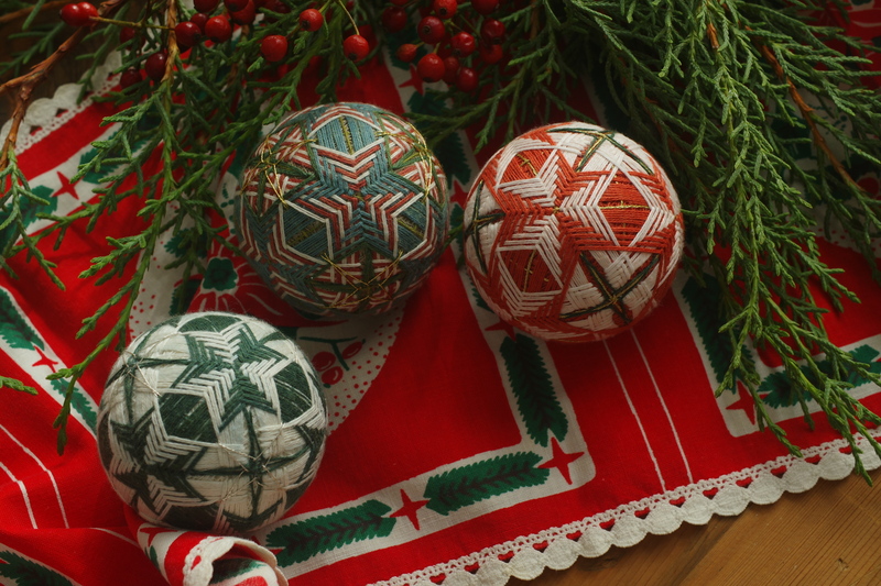 11月遠足手まりクラス【クリスマスの手まり】