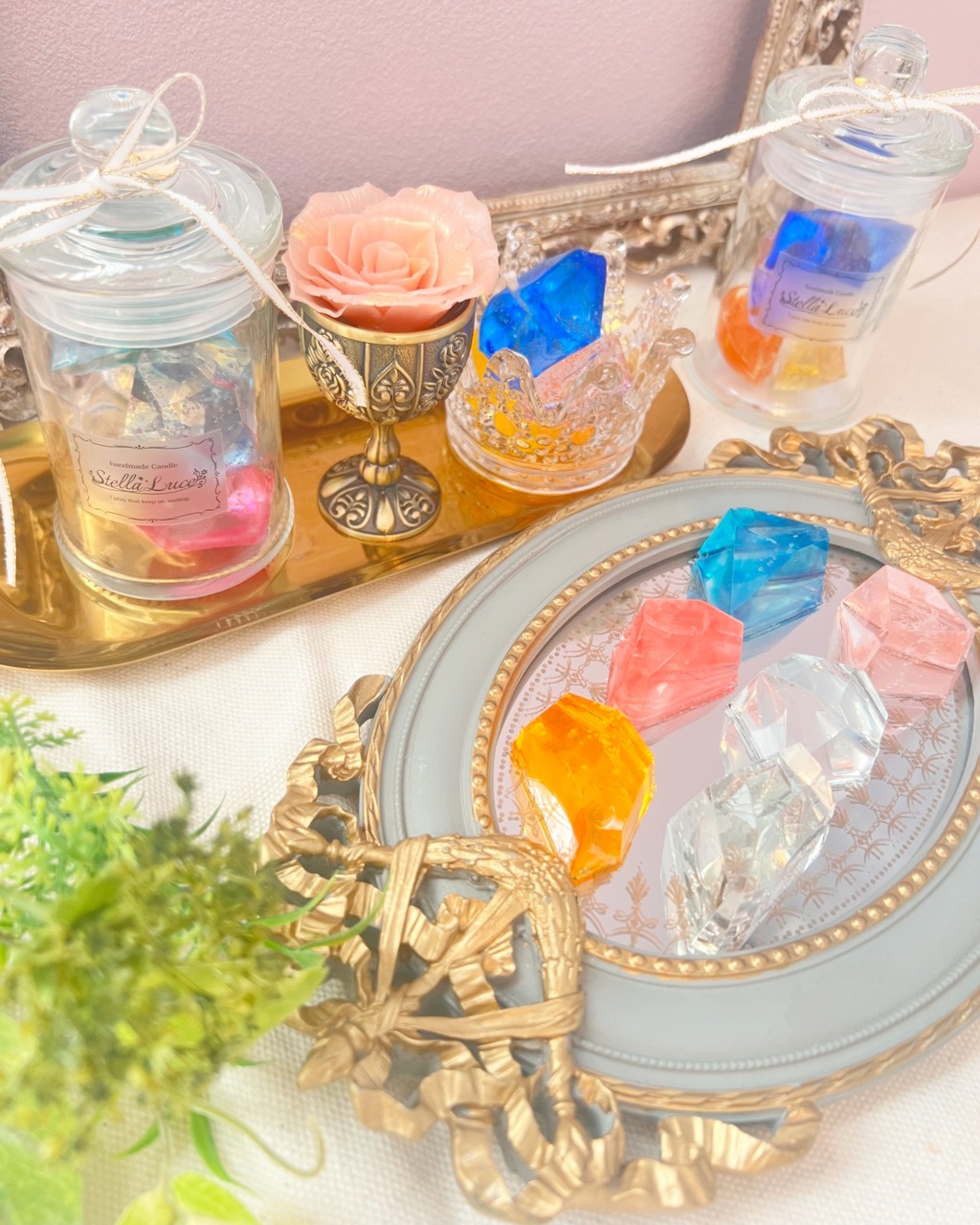 アロマ鉱石キャンドル ワークショップ