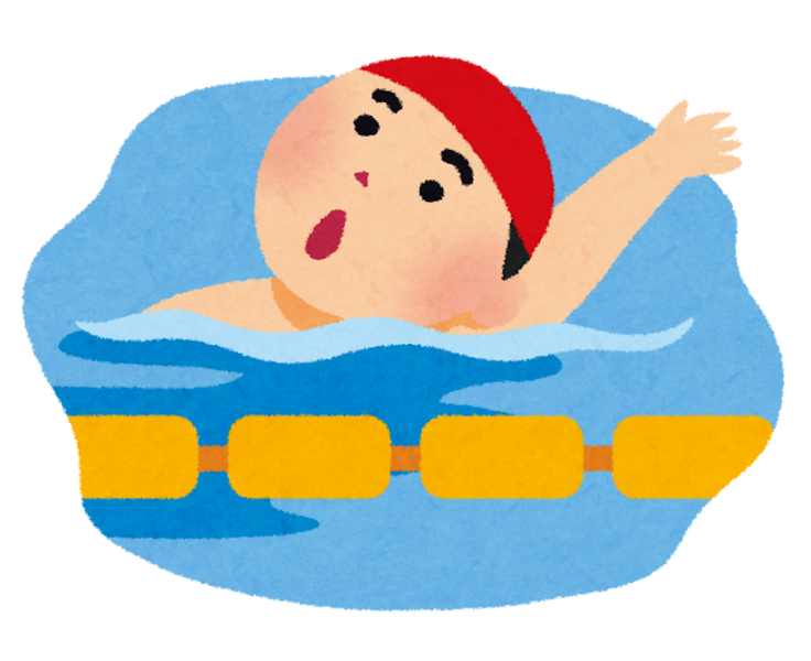 新学期前に生活リズムを整えるクラス(スイミング)⑧