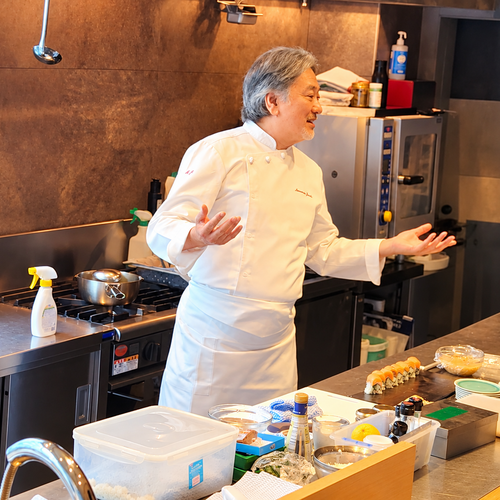 Hands-on Philadelphia-style sushi roll experience in Kichijoji
