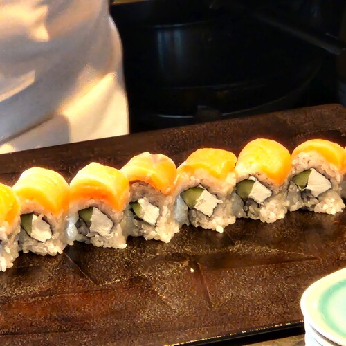 Hands-on Philadelphia-style sushi roll experience in Kichijoji