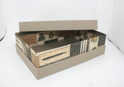 NEW!【カルトナージュ中級★★★】A5サイズが入るお道具箱 4月18日(土)＊中学生以上