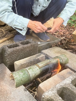 ＜無農薬の青梅＞美味しすぎる！！青梅のカリカリはちみつ漬け＆炭火で炊く竹筒梅ごはん