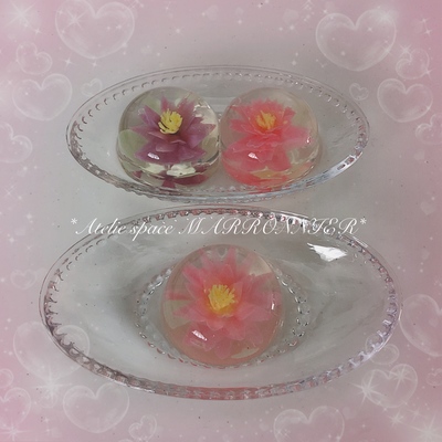 ☆フラワーゼリー風『ぷるるん石けん』レッスン