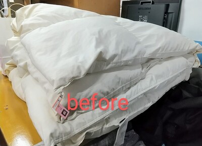 集配サービス付き白木屋クリーニングふとん（2点パック）季節限定4月～10月迄