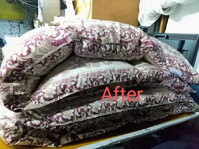 集配サービス付き白木屋クリーニングふとん（2点パック）季節限定4月～10月迄