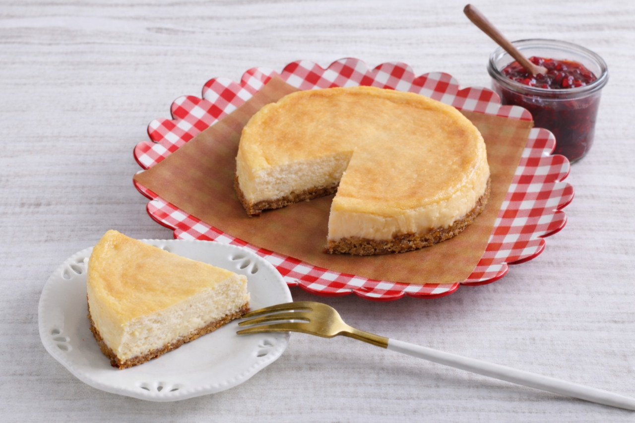 〈実践（小学4年生以上）クラス〉【bread &cake】ベイクドチーズケーキ&オレンジとベリーのソース