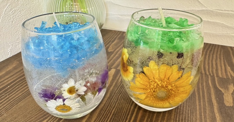 前田さん用！ルチルとストロベリークオーツのジェルキャンドル！ 前田