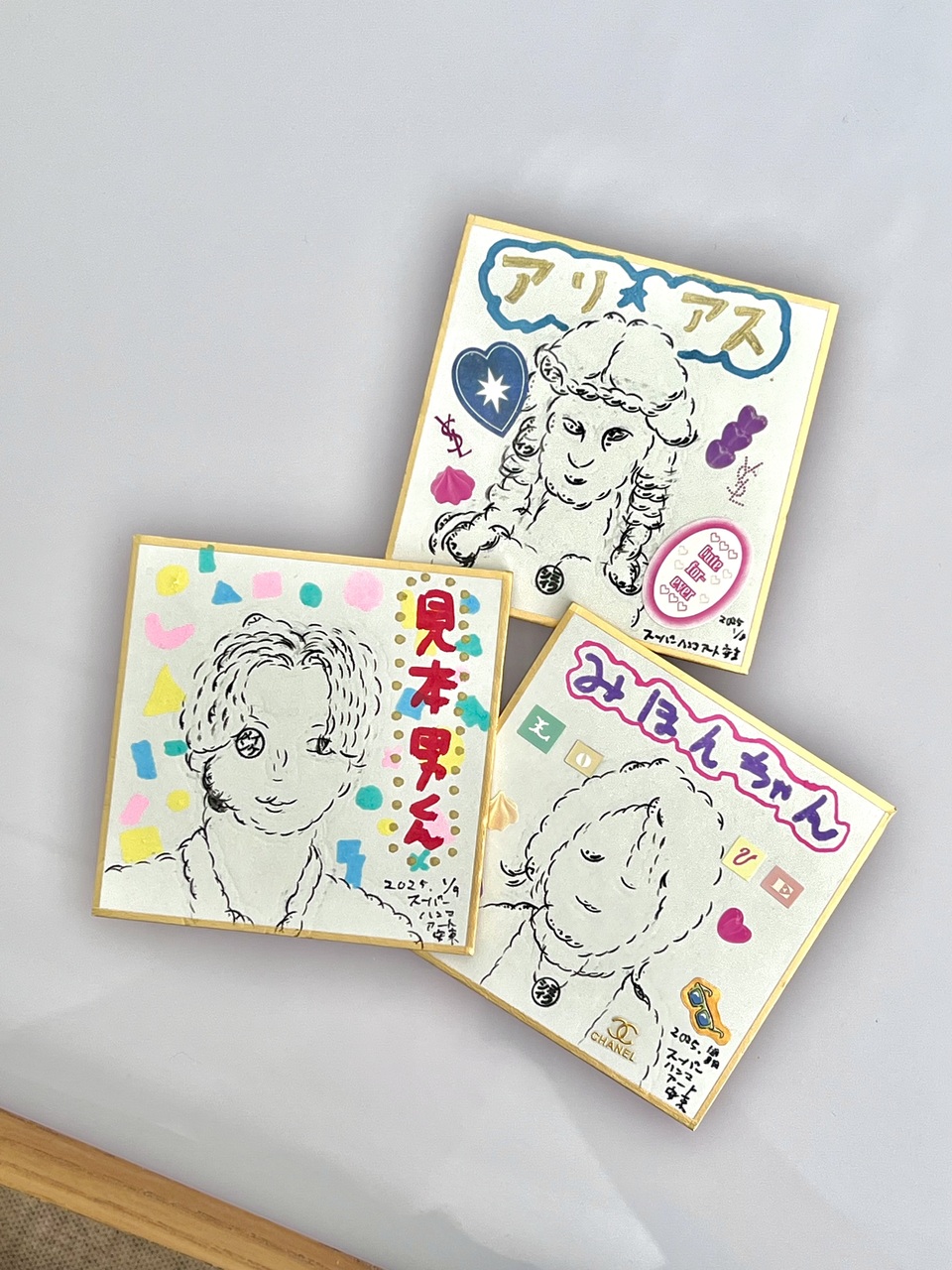 スーパーハンコ似顔絵